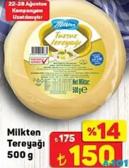 MİLKTEN TEREYAĞI 500 G